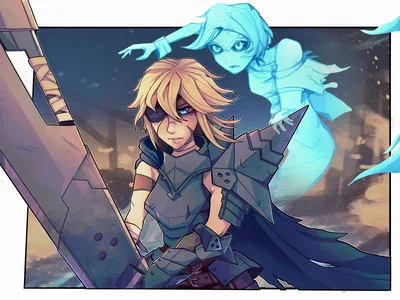 An Ashen Knight and her Shade