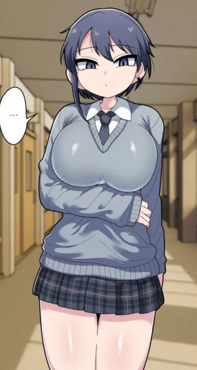 A Cool and cold, Futanari Junior Who Loves you too much.