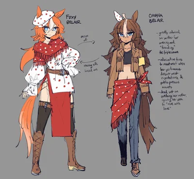 Omaha Belair and Foxy Belair 