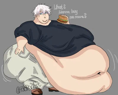 Obese Gojo Satoru (Jujutsu Kaisen)