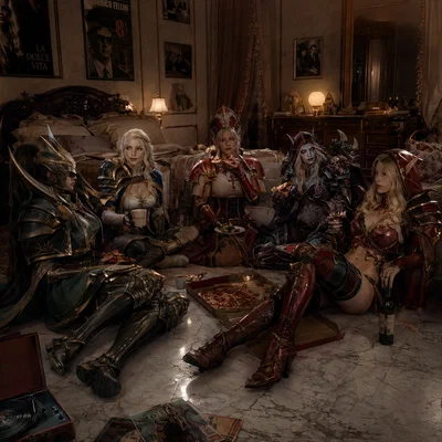 An Unlikely Azerothian Harem on Earth