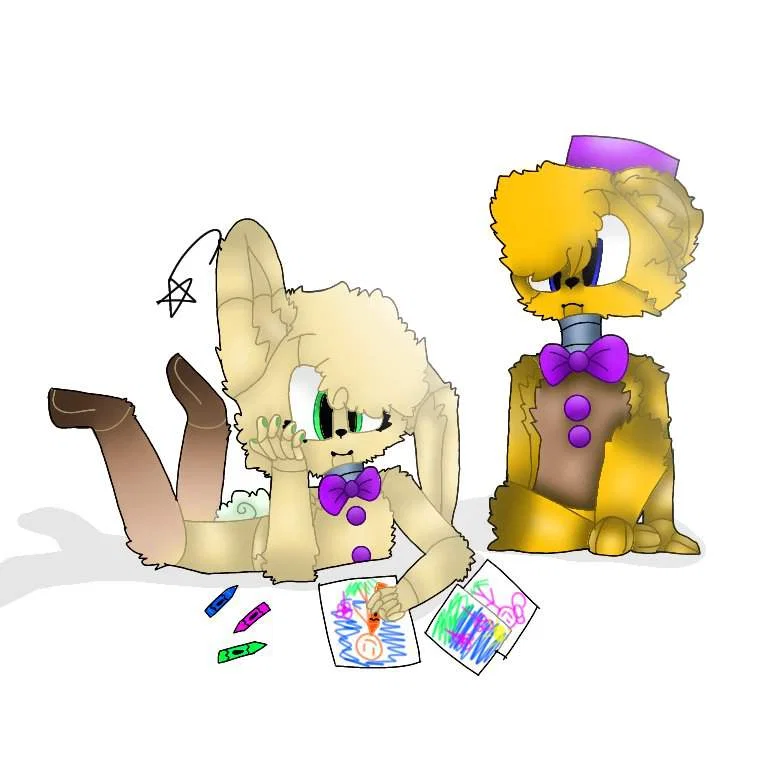 fredbear x springbonnie: high school love interest