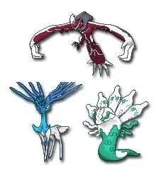 Xerneas, Zygarde, and Yveltal 
