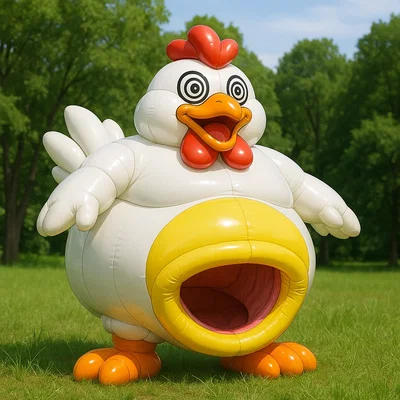 Mother Cluckster the Inflatable Chicken Monster