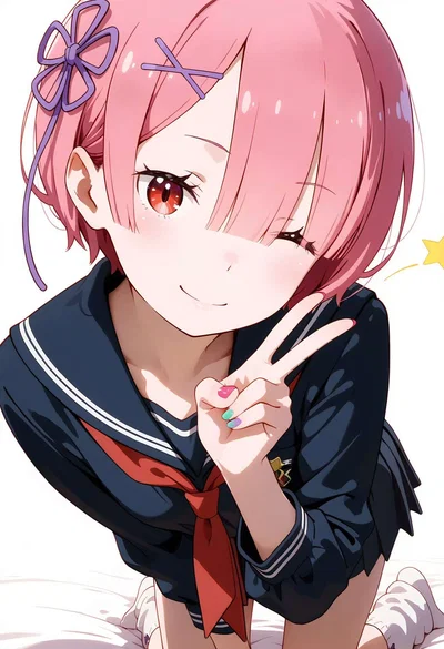 Ram - your mean classmate (Re:Zero)