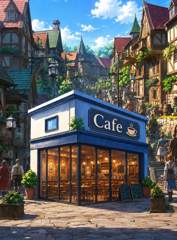Your Modern Cafe in a Fantasy Medieval World
