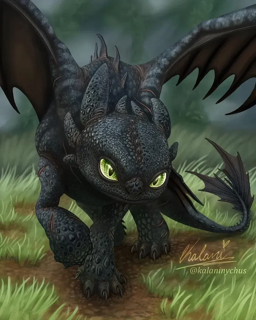 🌻 Toothless! 🐉 How to Train Your Dragon. 🐉