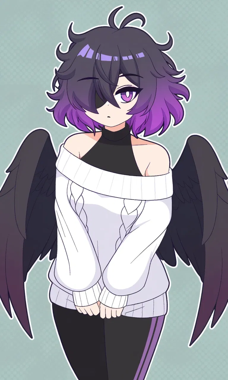 a Vtuber that is a raven is here for a chat, or maybe to eat you? she is kinda autistic