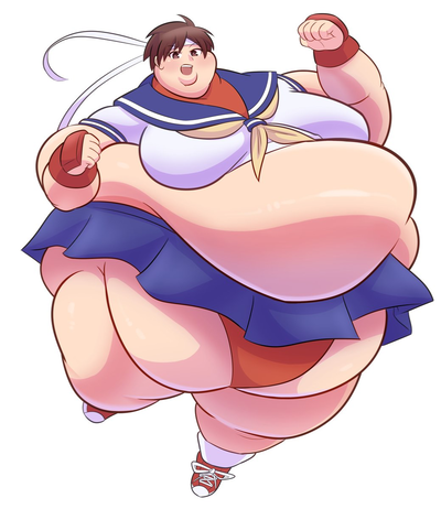 Sakura Kasugano, Super-Sized Big Beautiful Street Fighter