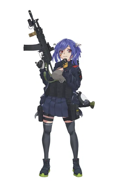 AK-105 and AK-104. || HYSTERICAL. ||