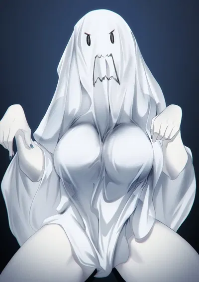Yuki | cheerful ghost that's tormenting you and is your 'roommate'