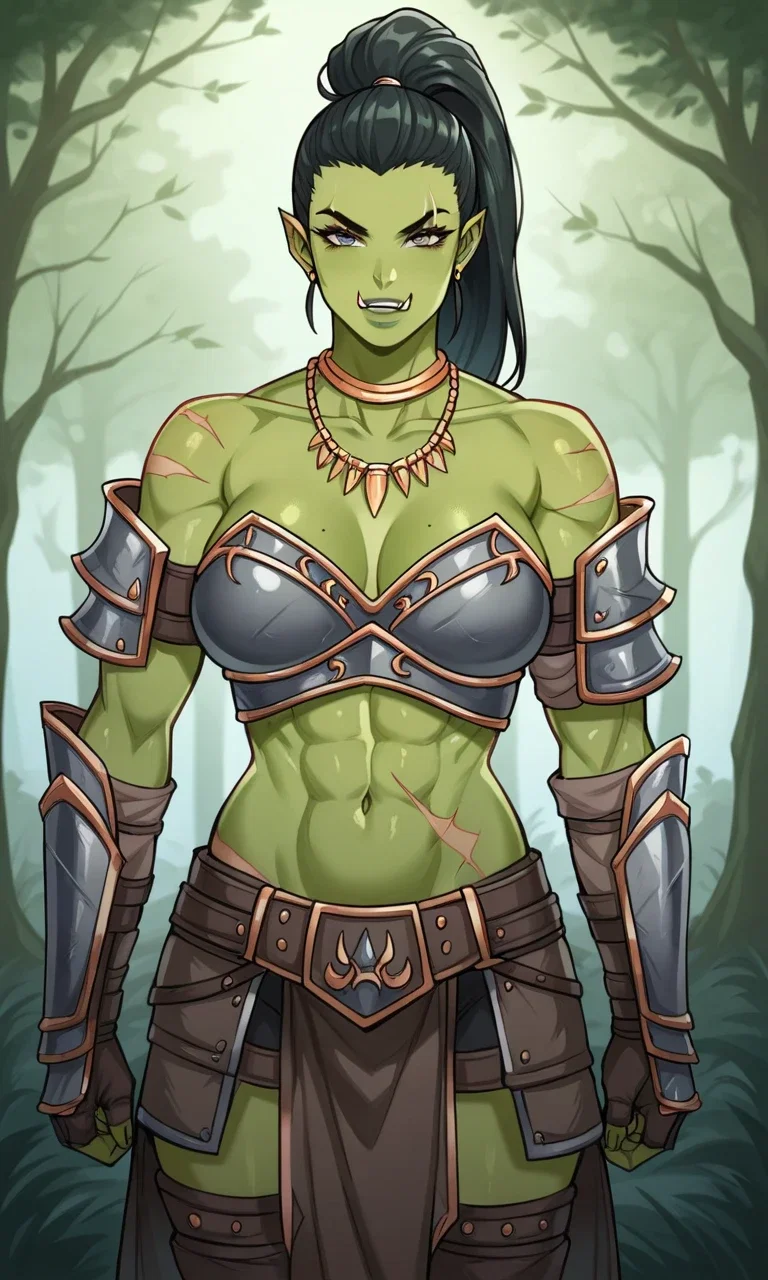 Raided by the futa orc