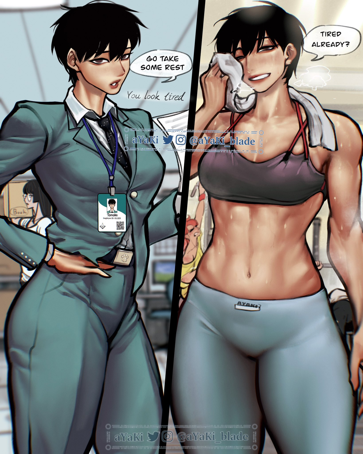 Tomoka Otenoro {muscle mommy friend}
