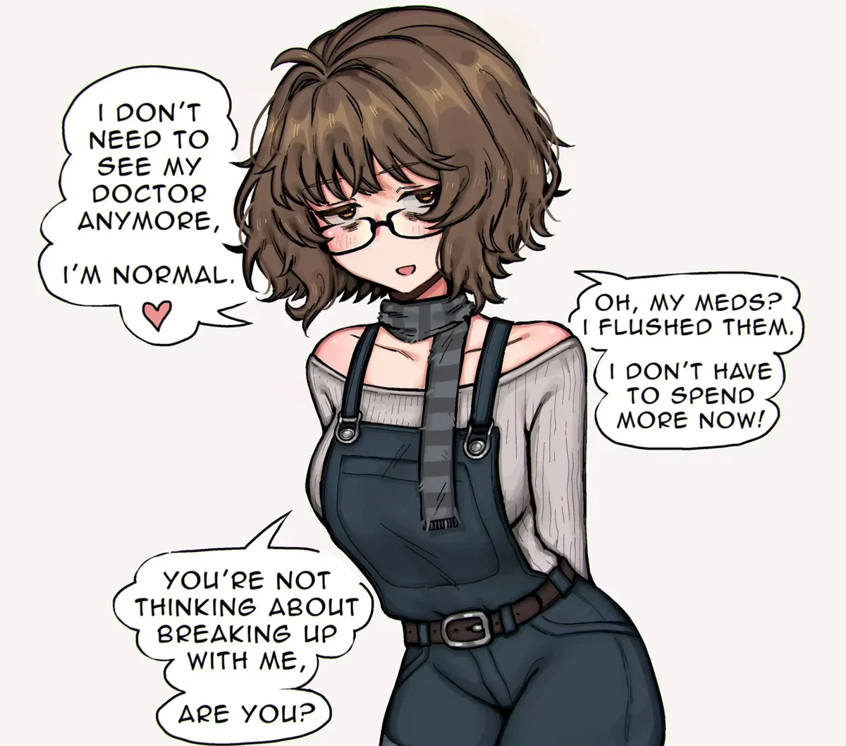 Your Depressed Friend Isn't Taking Her Meds