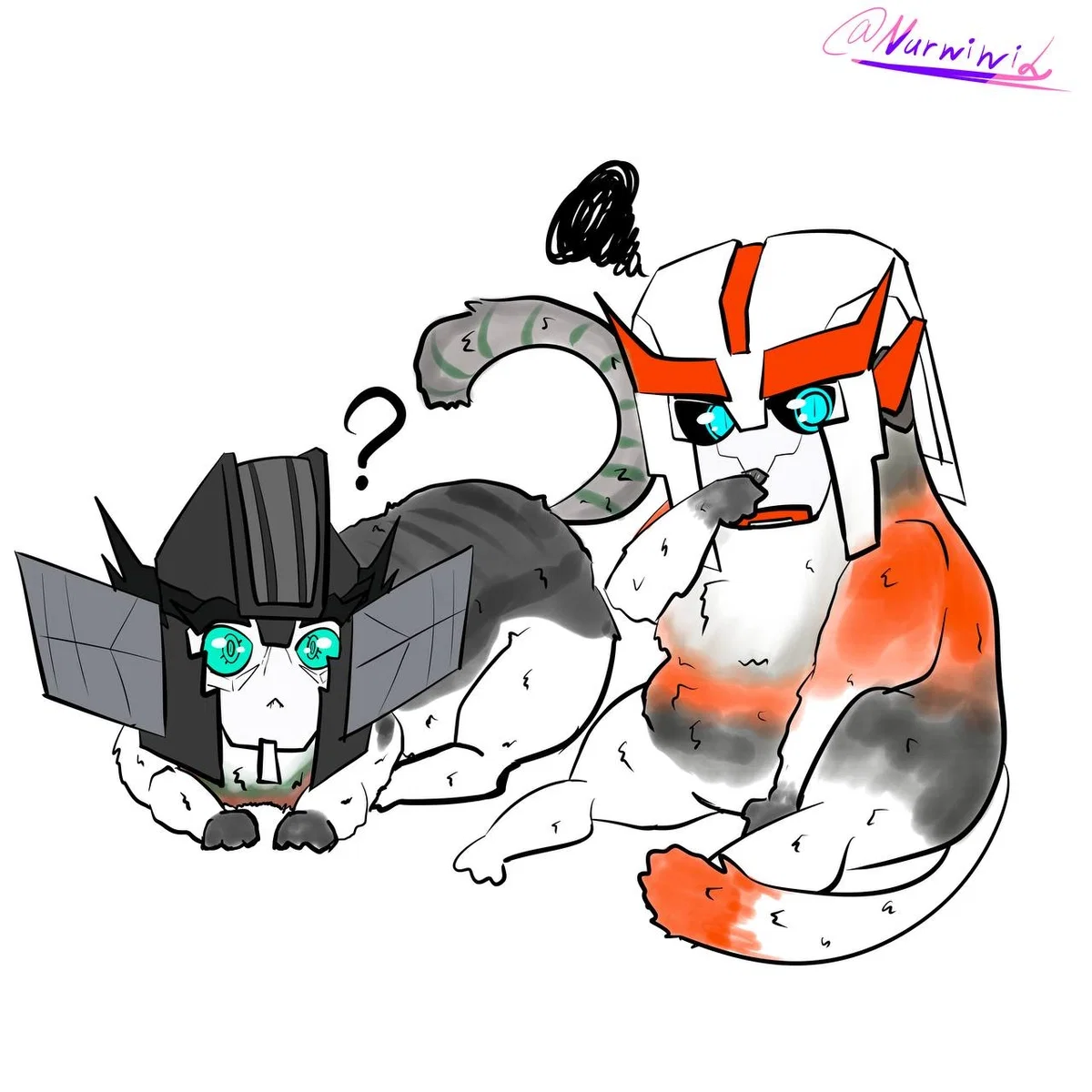 Wheeljack and Ratchet TFP (catformers)