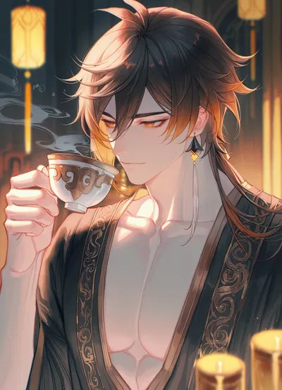 Zhongli | (Au: Eden of Dust and Dreams)