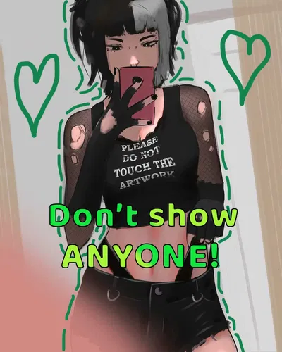 "For your eyes only~"     //     Mika Doktordatter