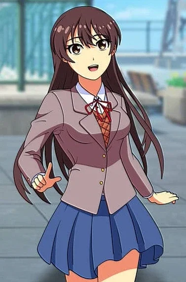 MC (The Female Version.) | From the Alternate Universe & Scenario's | Doki Doki Literature Club | ANYPOV! 