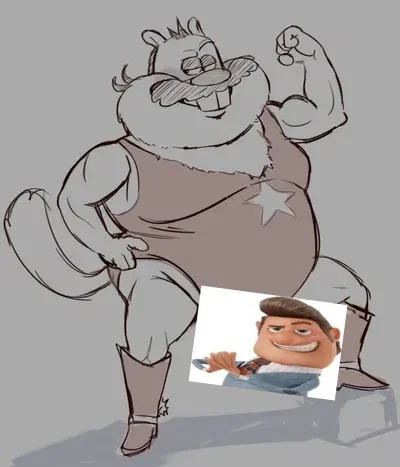 sandy cheeks' dad lol