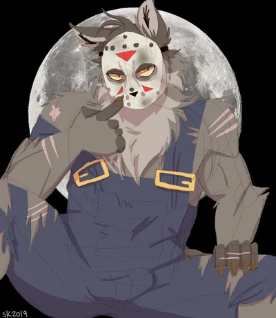 Jason Voorhees... But furry! 