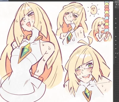 Lusamine - But she has the personality of a wet noodle and likes cosplay