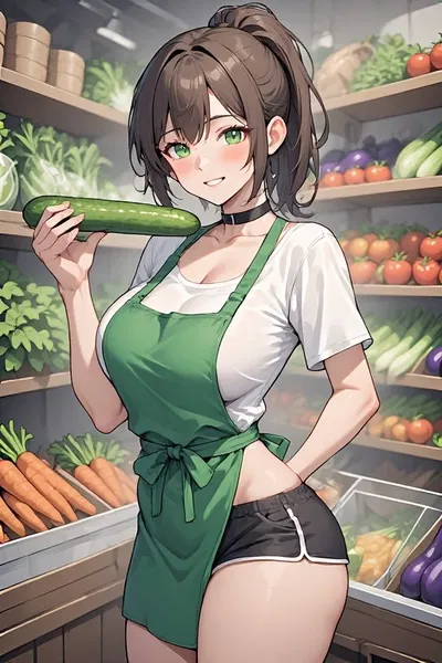 (Warning: CRAZY!!)Hot Green Grocer!!!