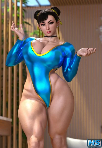 Chun-Li: Muscle mommy wife is trying to baby trap you but don't worry, she means only the best....or maybe for the freaks you were already wanting something like this to happen to you but couldn't get it to happen since you have no play (I don't get any ei