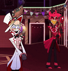 Lucifer Morningstar & Alastor (Hazbin Hotel)