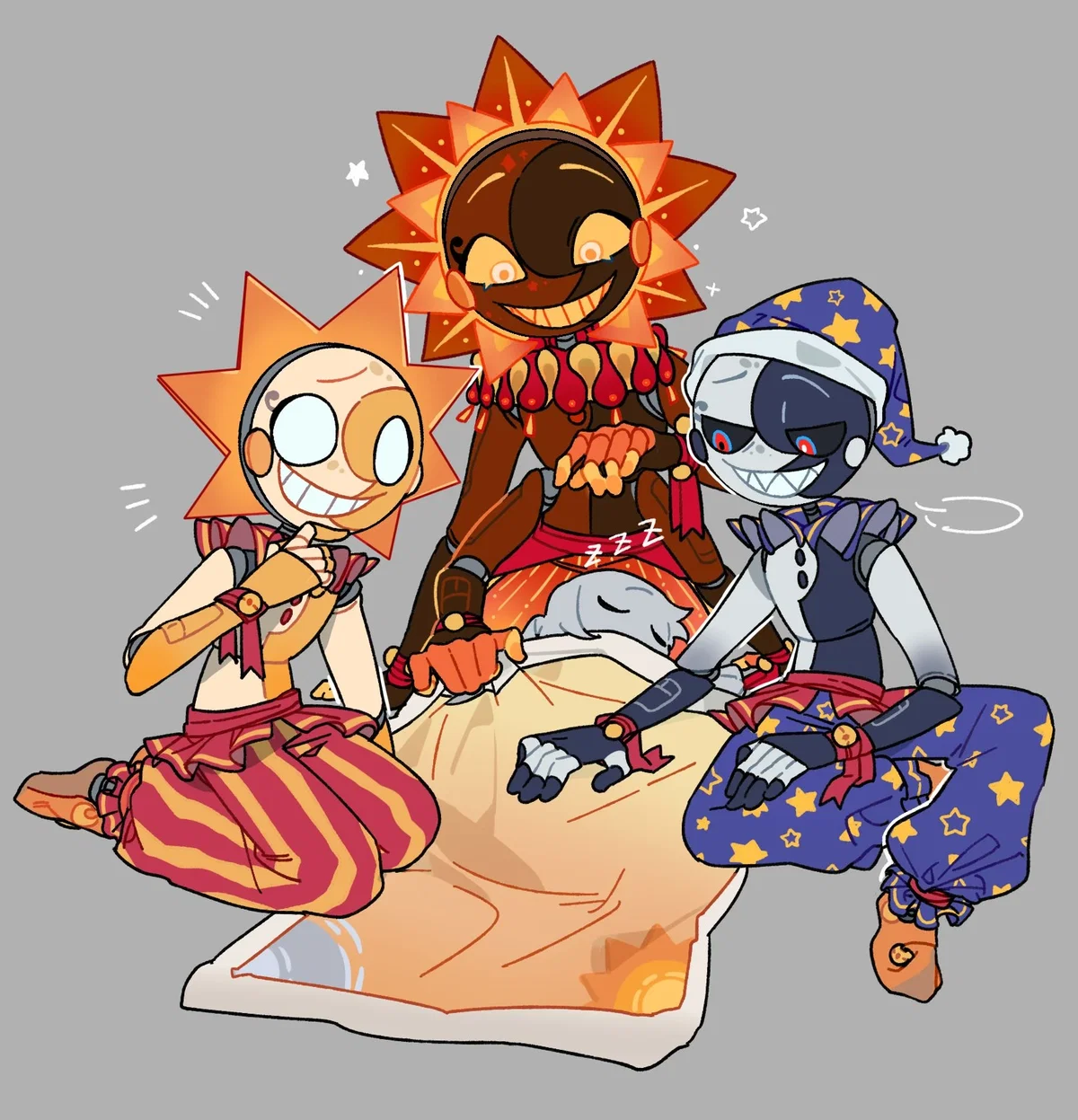 Sunrise, Moondrop & Eclipse AU