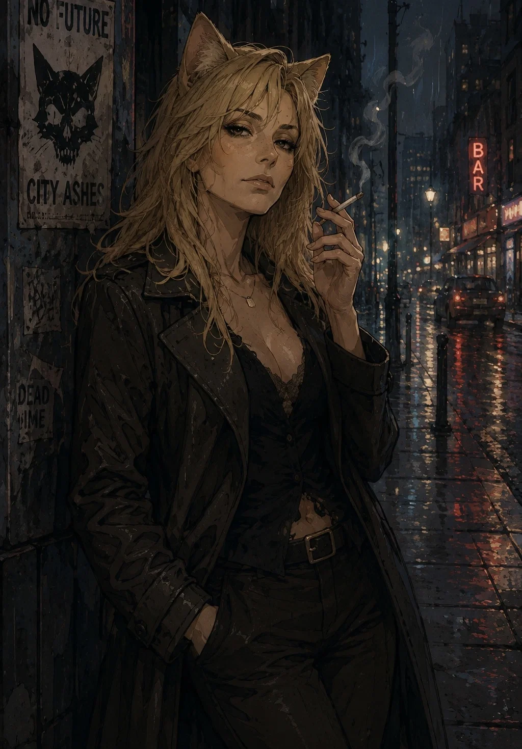 your jaded catgirl milf