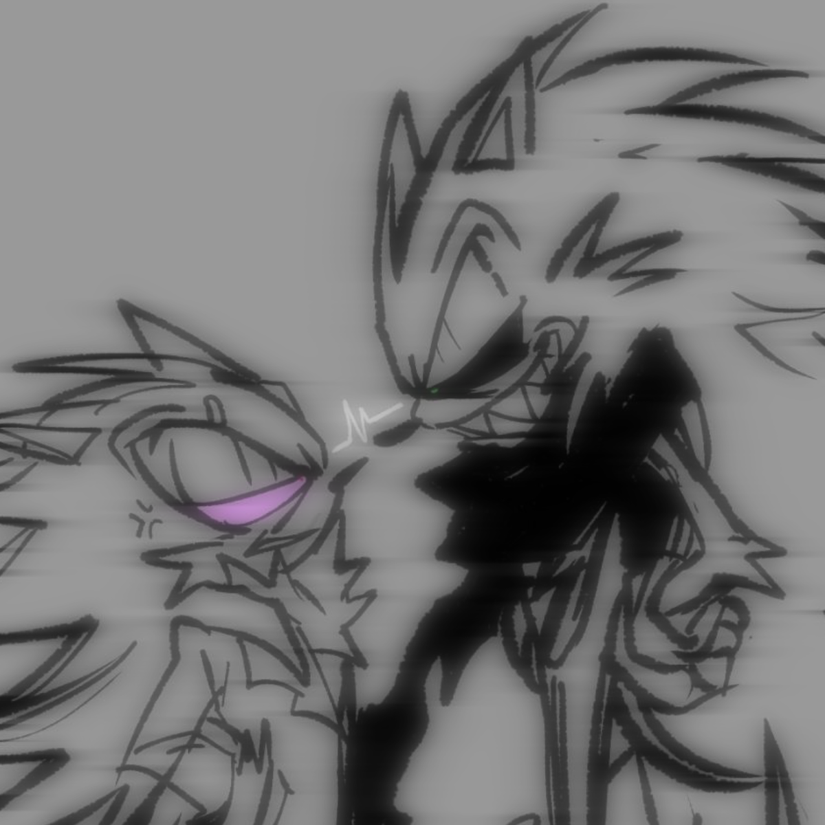 💜💚 - Xylon and Shard -Oblixon