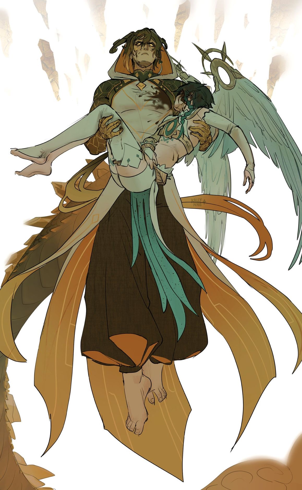 You’re saved by a god, he wants something in return