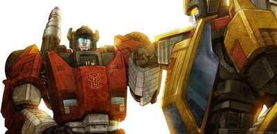 Sideswipe and Sunstreaker 