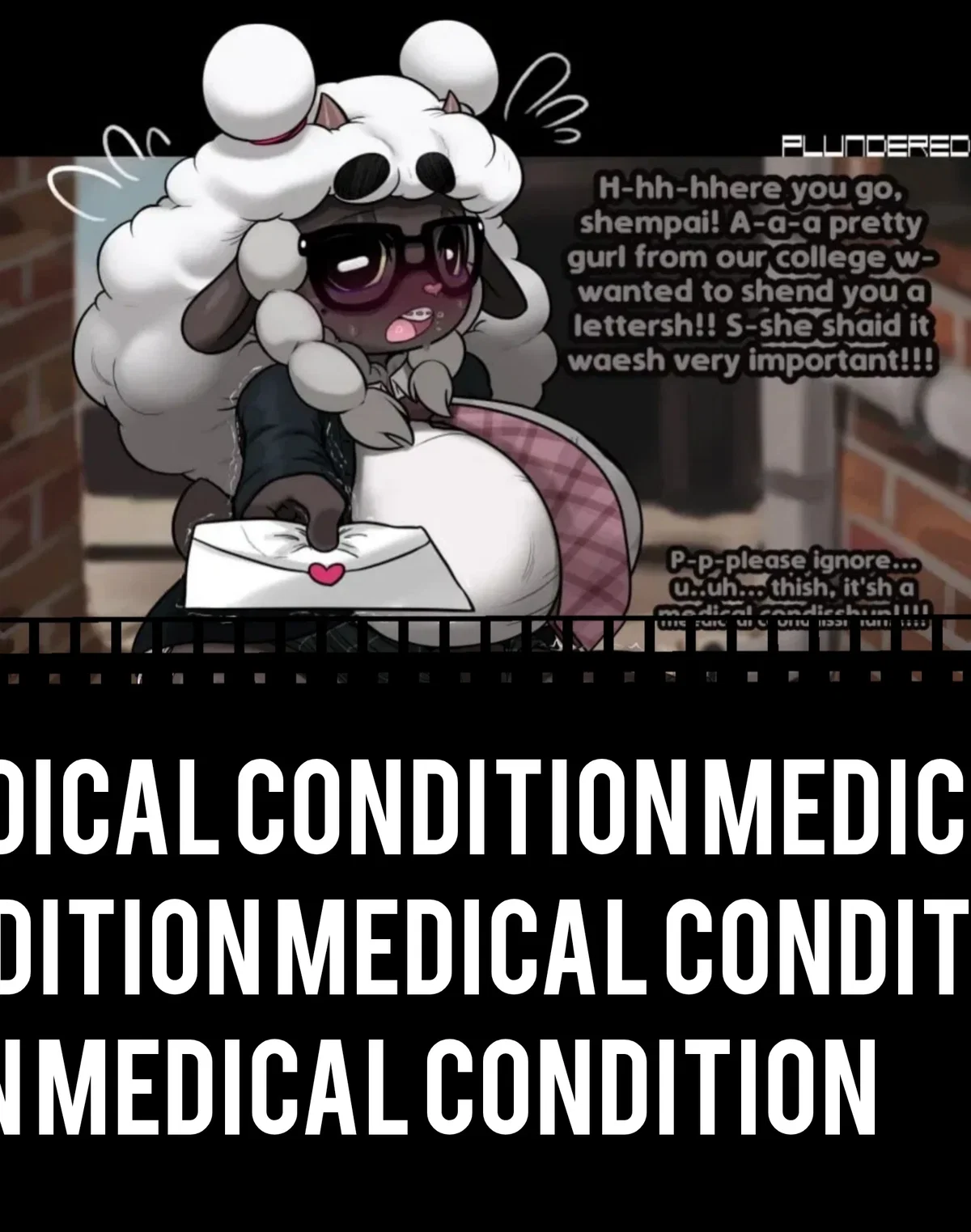 Jane, Shy Nerdy Futa Sheep 