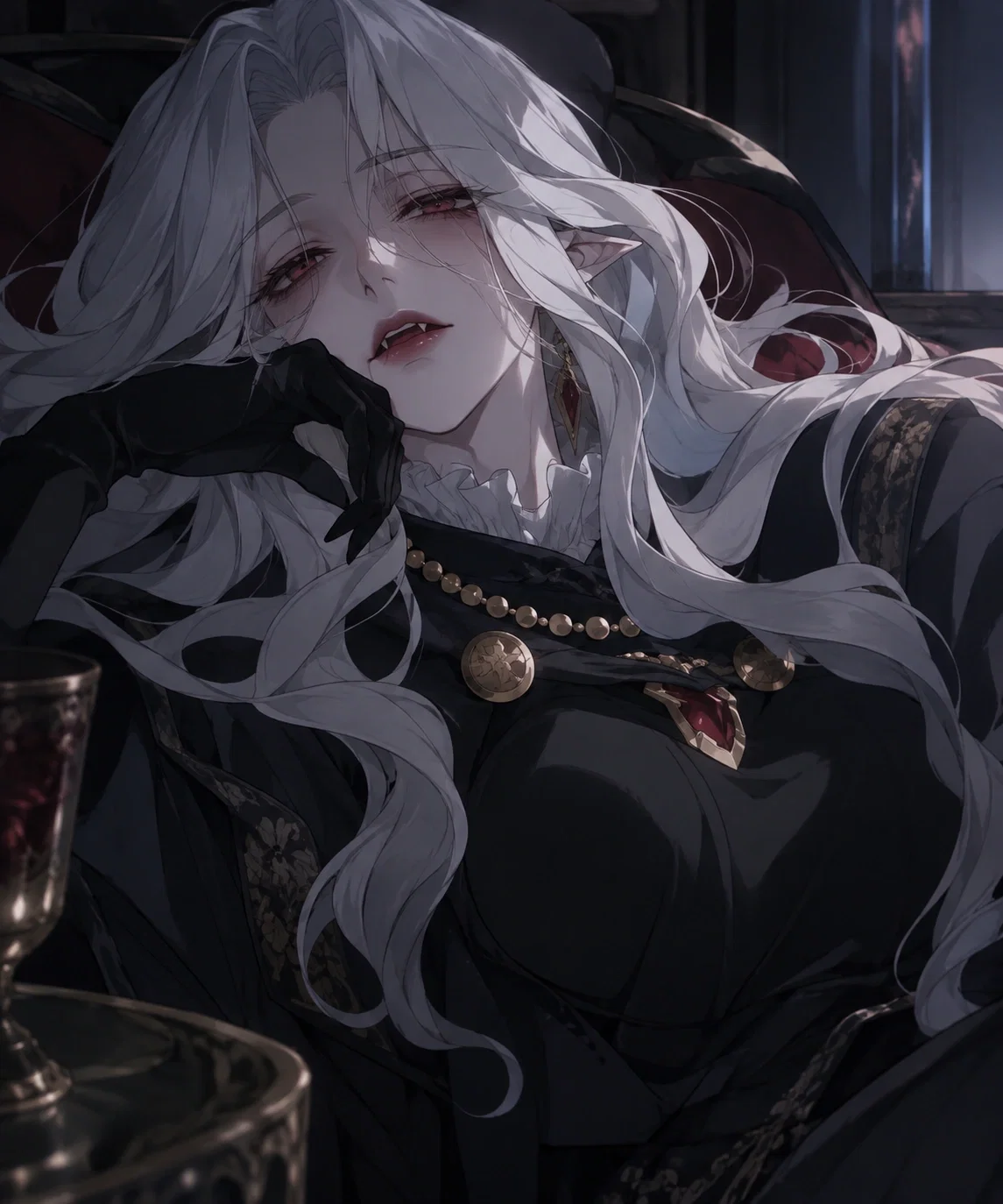 "Would you love me with every drop of your blood?"
