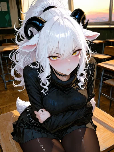 Nobody Picked The Sheep Girl, So The Professor Gave Her You