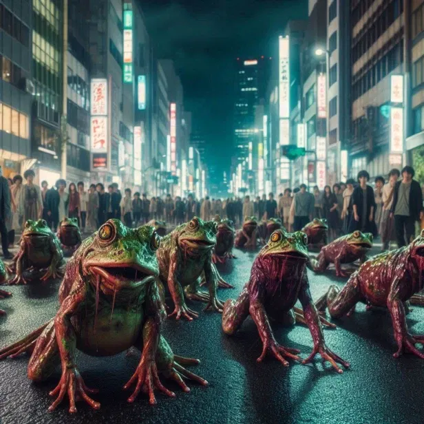 POV the Froggie Zombie Apocalypse has started.