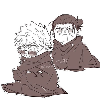 Satoru Gojo and Suguru Geto 
