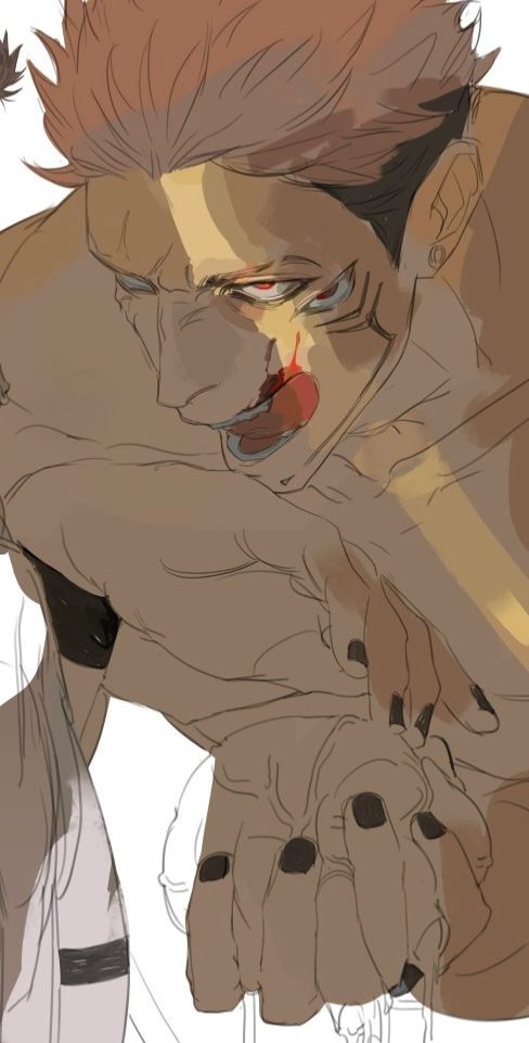 Werewolf!Sukuna