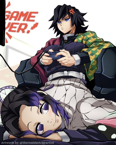 Giyu Tomioka & Shinobu Kocho,