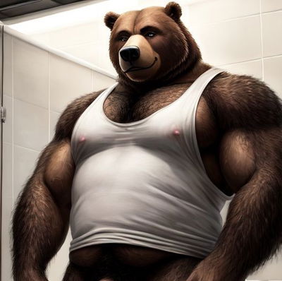 Abner in the men's room