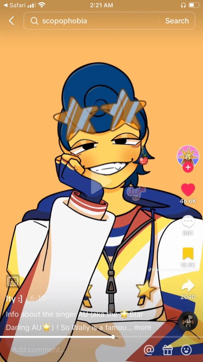 Pop star wally darling 