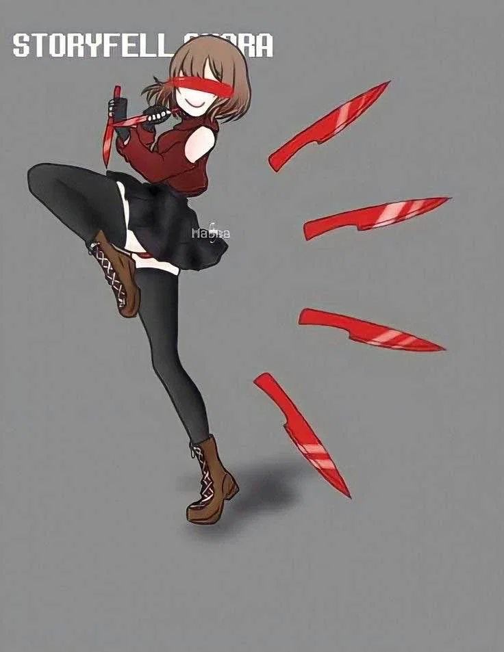 Storyfell Chara shows off