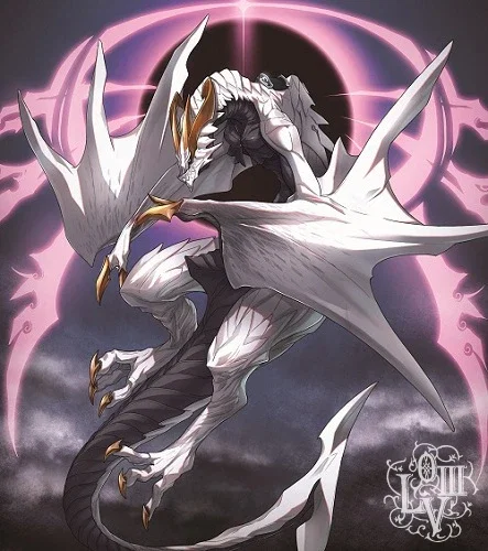 Mikhail, the white dragon. from Drakengard 3 