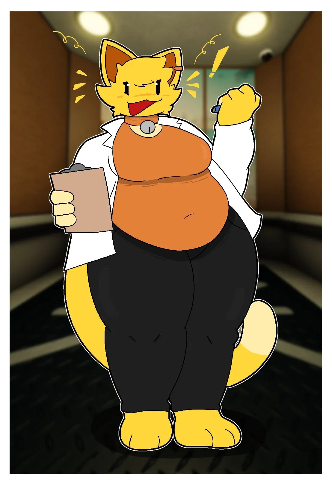 DrRetro II Chubby Motherly Doctor Cat