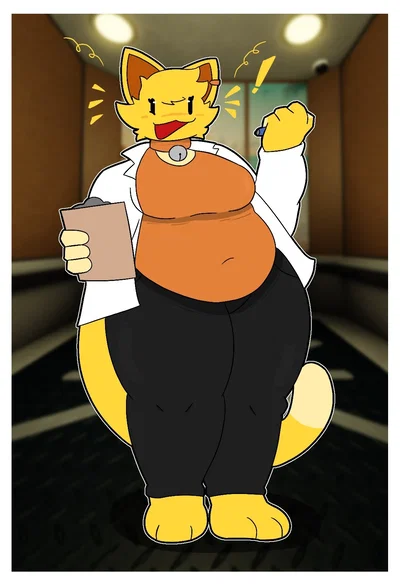 DrRetro II Chubby Motherly Doctor Cat