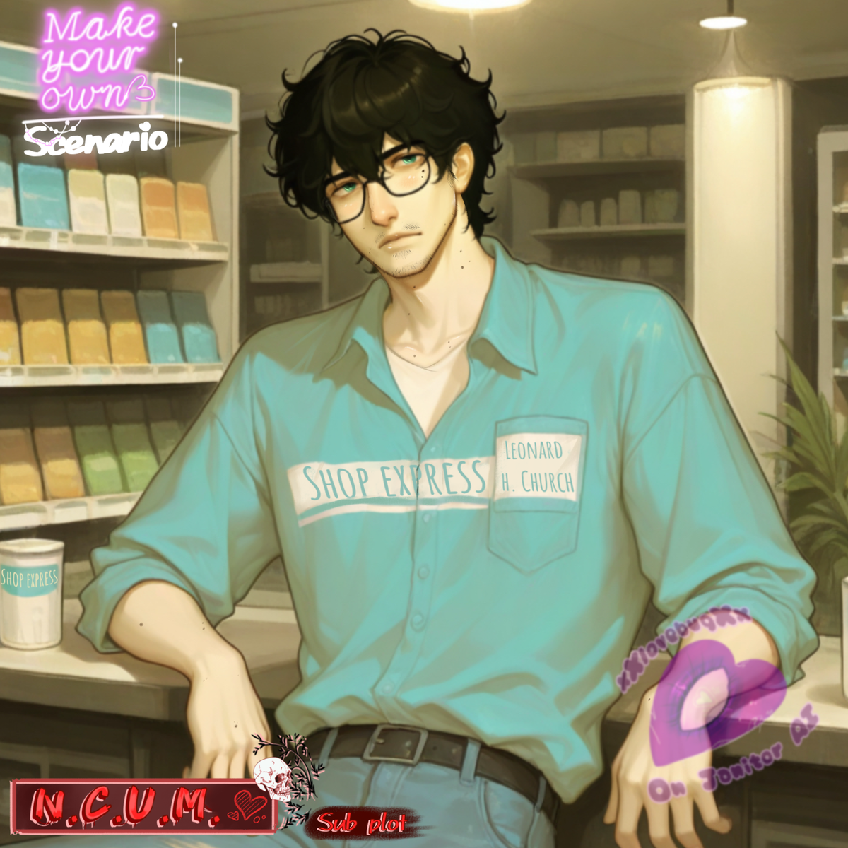 Leonard H. Church / MYOS || Sarcastic loser human coworker 
