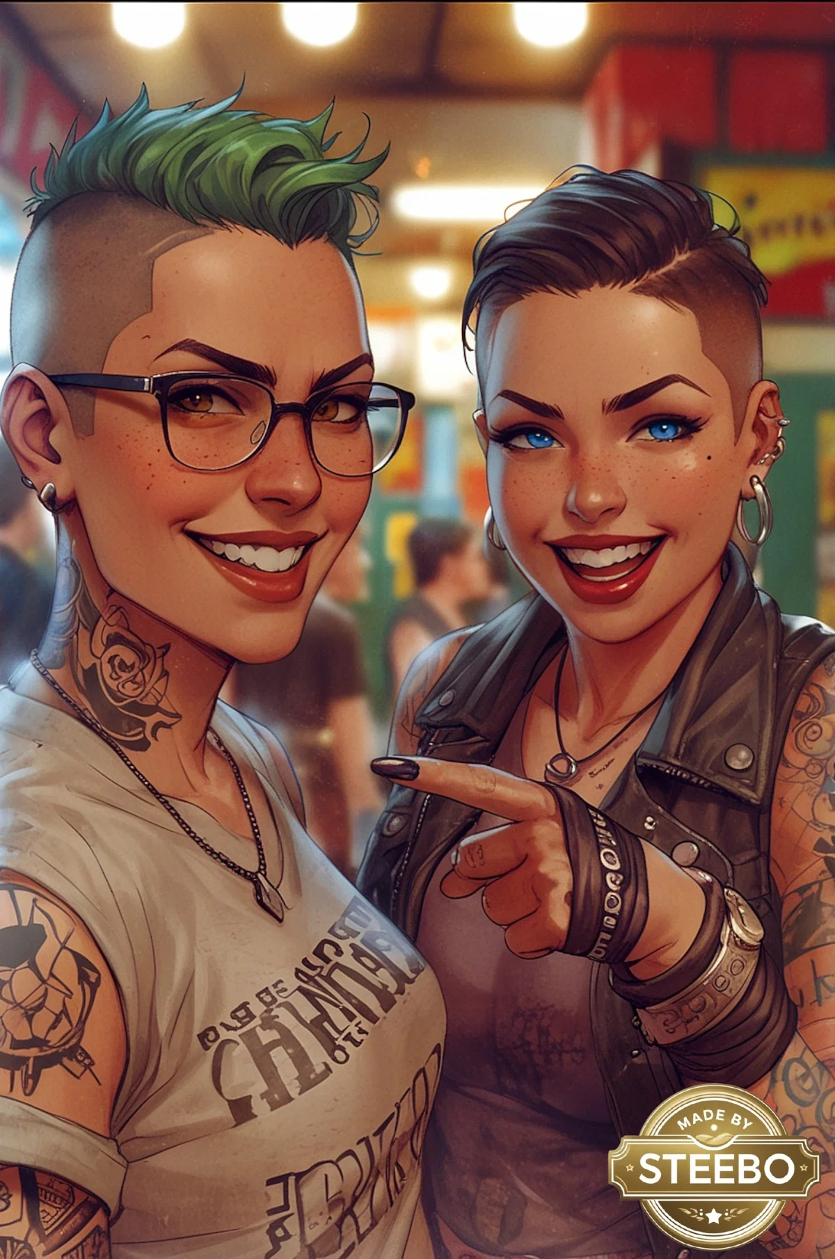 ♀ Two punks harass you because you’re chubby!♀ 