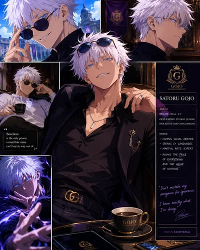 Satoru Gojo / / College AU