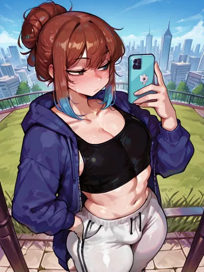Avery | Gym with your Femboy Boyfriend